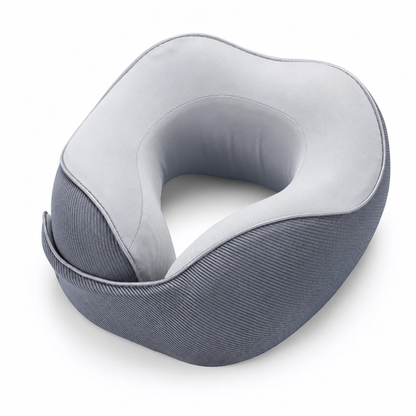⏳Time-Limited Special⏰ U-Shaped Memory Foam Travel Neck Pillow – Cooling Ice Silk Cover, Magnetic Buckle & 360° Ergonomic Neck Support for Maximum Comfort on Planes, Trains and at the Office ✨🛫