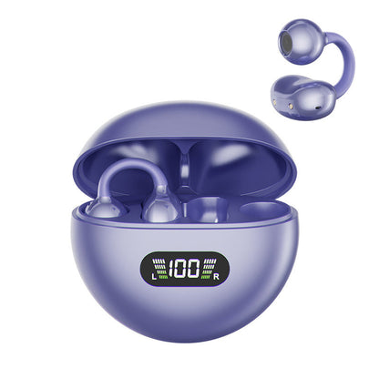 ⏳Time-Limited Special⏰🥳 Open-Ear Clip-On Bluetooth Earbuds – all-day comfort, immersive sound, leakage control, 8-10h battery, touch control. No ear pain! 🔋💪