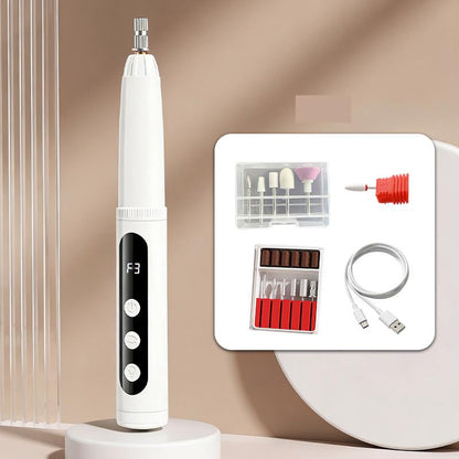 ⏳Time-Limited Special⏰ Portable Electric Nail Drill Machine – Cordless, Adjustable Speed, Replaceable Drill Bits