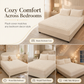 ⏳Time-Limited Special⏰!🛏Soft Rabbit Plush and Milk Velvet Fitted Sheet Mattress Cover Dustproof Mattress Protector