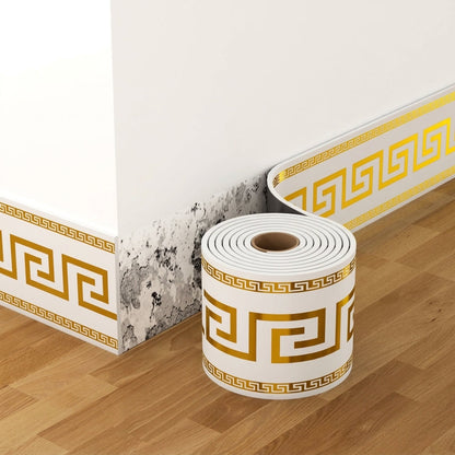 ⏳ Limited-Time Offer: 50% Off! Self-Adhesive 3D Skirting Board & Wall Trim – Waterproof, Flexible, 10 × 500 cm Roll