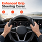 ⏳Time-Limited Special⏰Universal Carbon Fibre Steering Wheel Cover – Anti-Slip Breathable Grip & Napa-Style Finish, Refresh Your Daily Drive ✨