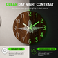 ⏳Time-Limited Special⏰12 Inch Silent Wooden Wall Clock Luminous Glow in the Dark MDF Wood Grain Clock