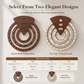 ⏳Time-Limited Special⏰Circular Wooden Rotating Perpetual Calendar Wall Hanging Decoration