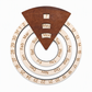⏳Time-Limited Special⏰Circular Wooden Rotating Perpetual Calendar Wall Hanging Decoration