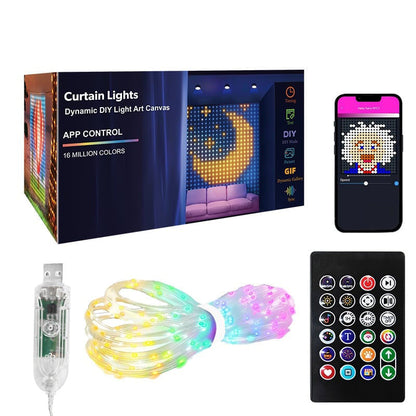 ⏳Time-Limited Special⏰Waterproof LED Curtain String Lights