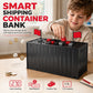 ⏳Time-Limited Special⏰Digital Coin Savings Jar Shipping Container Shaped Piggy Bank with Automatic Coin Counting for USD EUR GBP Coins Battery Operated Money Bank