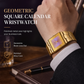⏳Time-Limited Special⏰Fashionable Men's Square Quartz Watch with Steel Strap Classic Wristwatch for Men and Students