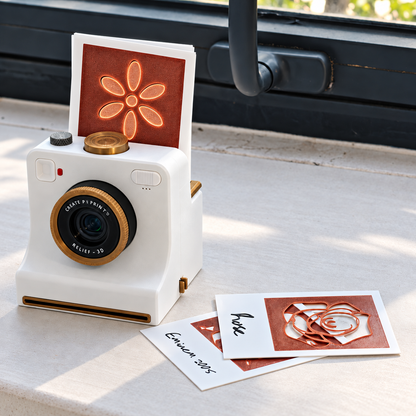 ⏳Time-Limited Special⏰Retro Coffee Art Camera – Mechanical Latte Art Stencil Printer