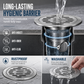 ⏳Time-Limited Special⏰Brushed Stainless Steel Round Floor Drain with Deodorizing Core – Fast Water Drainage Anti-Odour Floor Drain, Fits Bathroom, Shower & Washing Machine