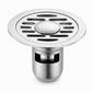 ⏳Time-Limited Special⏰Brushed Stainless Steel Round Floor Drain with Deodorizing Core – Fast Water Drainage Anti-Odour Floor Drain, Fits Bathroom, Shower & Washing Machine