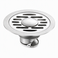 ⏳Time-Limited Special⏰Brushed Stainless Steel Round Floor Drain with Deodorizing Core – Fast Water Drainage Anti-Odour Floor Drain, Fits Bathroom, Shower & Washing Machine