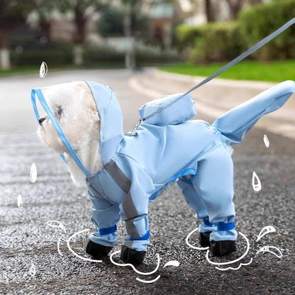 ⏳Time-Limited Special ⏰Cute Full Wrap Pet Rain Coat with Mask