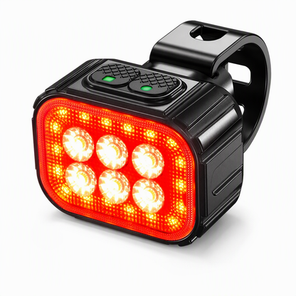 ⏳Time-Limited Special ⏰Bright Bicycle Light Set with Front Headlight and Rear Taillight for Night Riding Safety Warning Mountain Bike Accessories