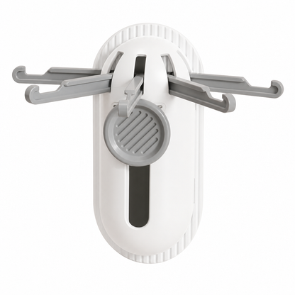 ⏳Time-Limited Special⏰Rotating 5-Hook Rack – Drill-Free Storage for a Clutter-Free Kitchen ✨🏠