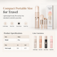 ⏳Time-Limited Special⏰Portable Retractable Makeup Brush Set — 5-in-1 Travel Capsule 🧳