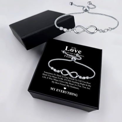 ⏳Time-Limited Special ⏰Adjustable Infinity Symbol for Women with Message Card