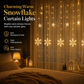 ⏳Time-Limited Special⏰LED Snowflake Curtain Lights – Waterproof & festive décor ✨