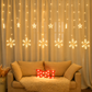 ⏳Time-Limited Special⏰LED Snowflake Curtain Lights – Waterproof & festive décor ✨