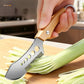 ⏳Time-Limited Special⏰🌿 Multifunctional Scallion Shredder Knife – Stainless Steel Blade with Herb Stripper & Fish Scaler