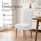 ⏳Time-Limited Special⏰Waterproof Mid Back Dining Chair Slipcover with Pine Leaf Pattern Stain and Scratch Resistant Chair Protector