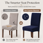 ⏳Time-Limited Special⏰Waterproof Mid Back Dining Chair Slipcover with Pine Leaf Pattern Stain and Scratch Resistant Chair Protector