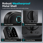 ⏳Time-Limited Special⏰Smart Fingerprint Deadbolt Door Lock with Bluetooth Keyless Entry