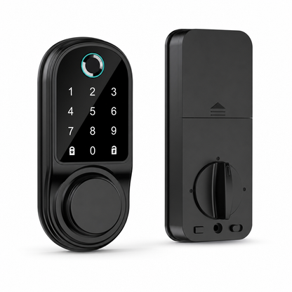 ⏳Time-Limited Special⏰Smart Fingerprint Deadbolt Door Lock with Bluetooth Keyless Entry