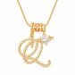 ⏳Time-Limited Special⏰Layering Cursive Initial with Heart Charm Gold and Silver Tone Box Chain Neck Jewelry 26 Letters A to Z